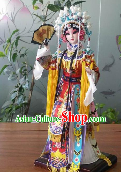 Handmade China Traditional Peking Opera Doll Beijing Silk Figurine - Yang Yuhuan