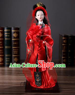 Handmade A Dream in Red Mansions Traditional China Beijing Silk Figurine the Twelve Hairpins of Jinling - Jia Tan Chun