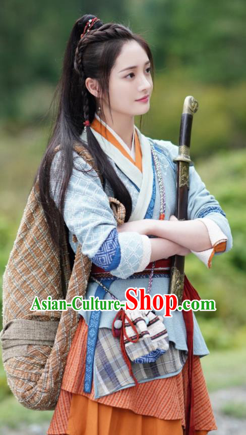 China Traditional Apparels Wuxia Drama The Legend of Fei Li Yan Clothing Ancient Swordswoman Garment Costumes