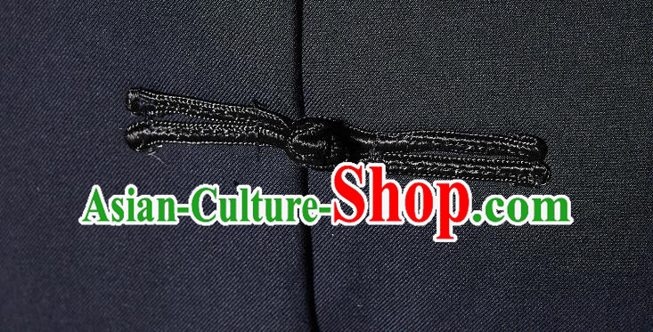 Chinese Wedding Suits Costumes Groom Clothing Traditional Black Tang Zhuang