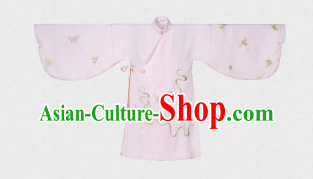 China Ancient Ming Dynasty Patrician Female Costumes Traditional Hanfu Apparels Court Embroidered Clothing