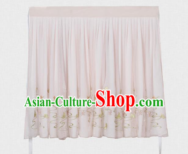 China Ancient Ming Dynasty Patrician Female Costumes Traditional Hanfu Apparels Court Embroidered Clothing