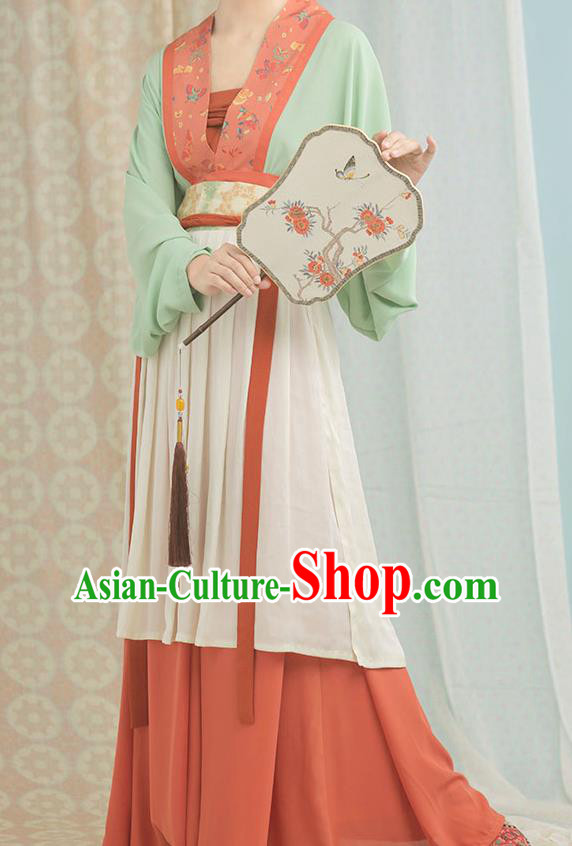 China Song Dynasty Historical Clothing Ancient Young Female Hanfu Costumes