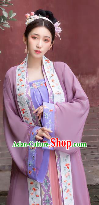 Traditional China Song Dynasty Palace Beauty Historical Clothing Ancient Imperial Consort Hanfu Dress Full Set