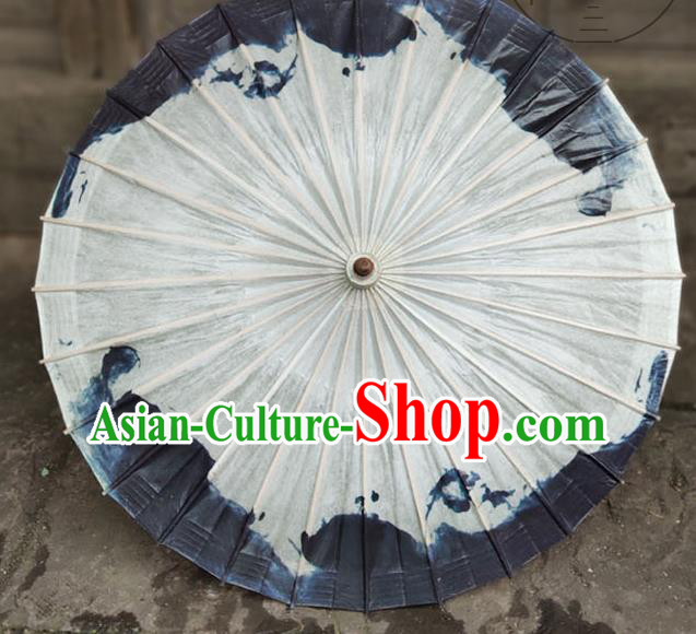 China Handmade Umbrellas Craft Traditional Oil Paper Umbrella Classical Ink Painting Umbrella