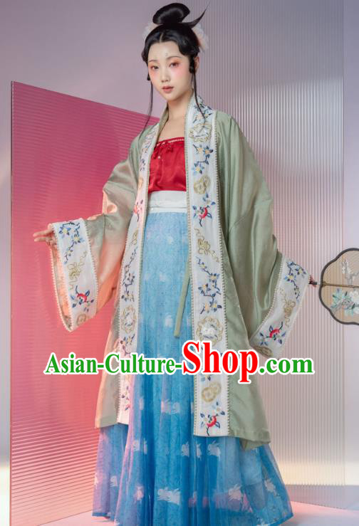 China Ancient Palace Infanta Hanfu Clothing Traditional Song Dynasty Court Princess Historical Costume