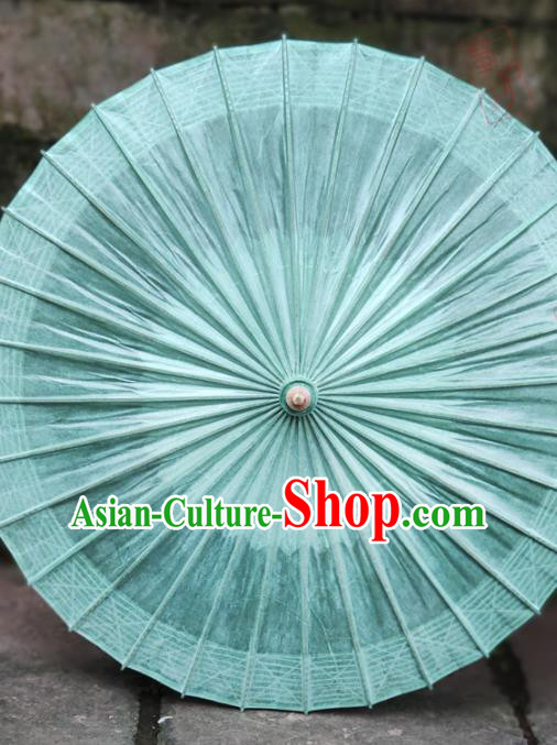 Traditional China Dance Umbrella Sky Blue Oil Paper Umbrella Handmade Umbrellas Artware Bumbershoot