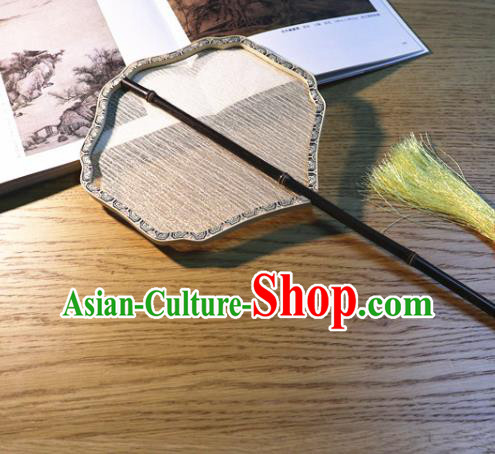 Handmade China Traditional Court Dance Fan Classical Palace Fan Hanfu Fans Silk Fan