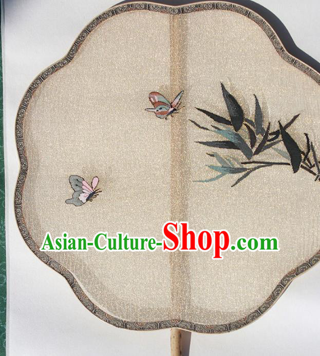 China Traditional Ming Dynasty Hanfu Fan Palace Fan Handmade Silk Fans