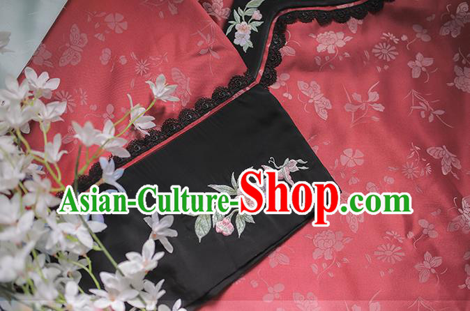 China Ancient Noble Mistress Historical Costumes Traditional Qing Dynasty Rich Lady Clothing