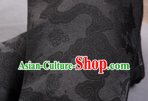Chinese Ancient Swordsman Shoes Handmade Traditional Ming Dynasty Imperial Guard Black Brocade Boots