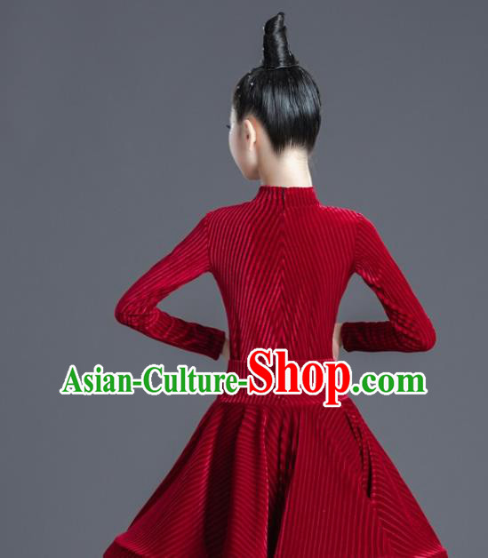 Professional Children Latin Dance Dress Modern Dance Competition Costume Ballroom Dance Clothing