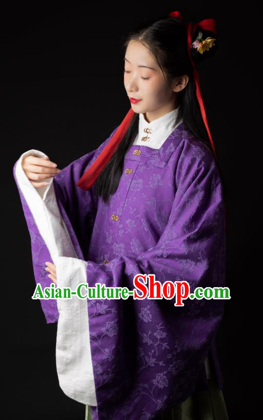 China Traditional Ming Dynasty Patrician Woman Clothing Ancient Noble Beauty Hanfu Costumes Full Set