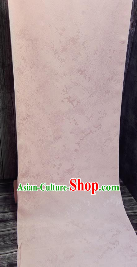 Traditional Hanfu Dress Classical Sakura Pattern Silk Fabric Asian Japan Kimono Pink Brocade Tapestry
