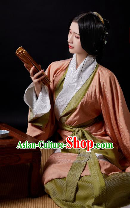 Chinese Ancient Court Beauty Costume Traditional Han Dynasty Princess Hanfu Dress Historical Clothing