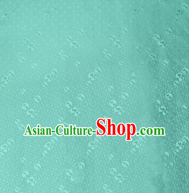 China Traditional Brocade Drapery Classical Cheongsam Green Silk Fabric
