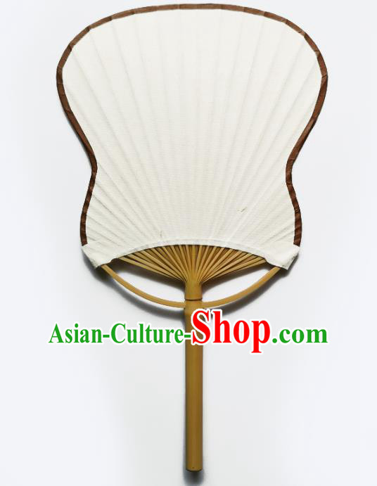 Asian China Paper Fan Handmade Bamboo Fans Classical Dance Palm Leaf Fan