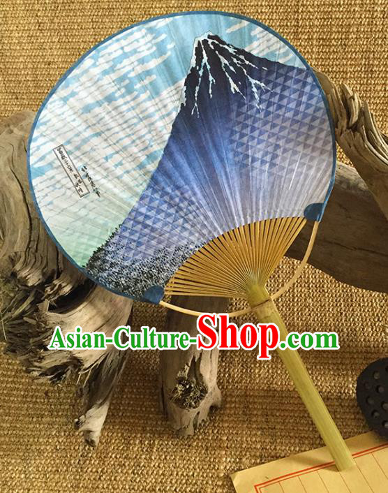 Asian Classical Dance Fan Japan Printing Paper Fan Handmade Bamboo Fans