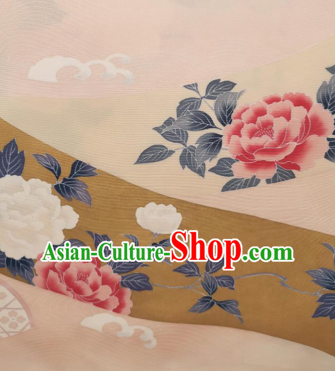 Asian Japan Classical Brocade Traditional Silk Fabric Japanese Kimono Tapestry Drapery
