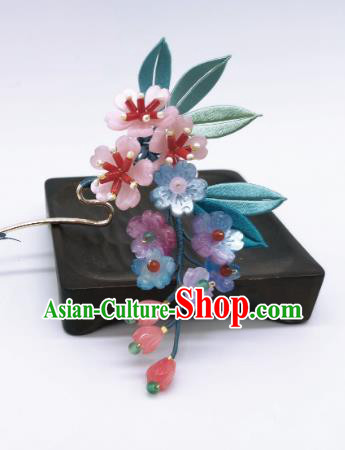 Chinese Traditional Flowers Hair Stick Hanfu Hair Accessories Handmade Ancient Princess Hairpin
