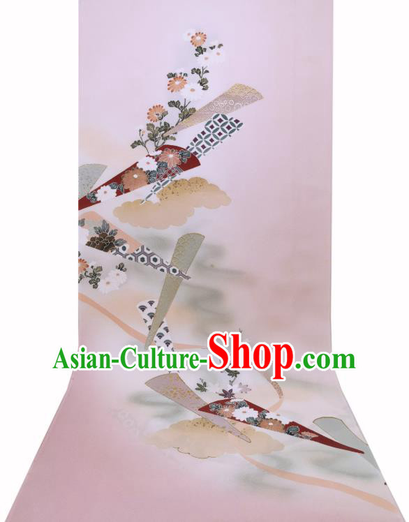 Traditional Japanese Yukata Belt Damask Asian Brocade Tapestry Japan Classical Kimono Silk Fabric