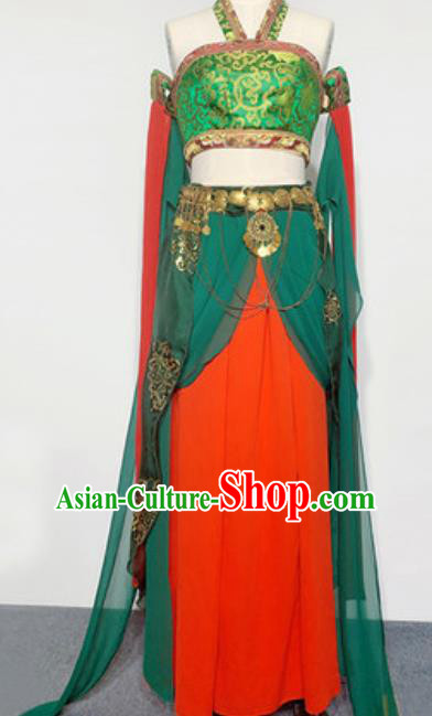 China Classical Dance Stage Performance Dress Water Sleeve Dance Costume Flying Apsaras Dance Clothing