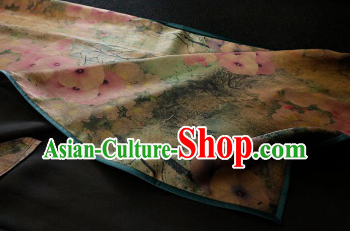 Chinese Traditional Shanghai Lady Qipao Dress Classical Printing Gambiered Guangdong Gauze Cheongsam