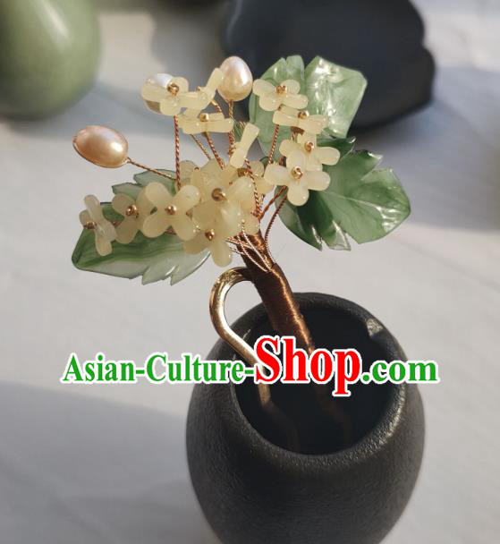 Chinese Ancient Princess Hairpin Hanfu Hair Accessories Traditional Ming Dynasty Fragrans Hair Stick