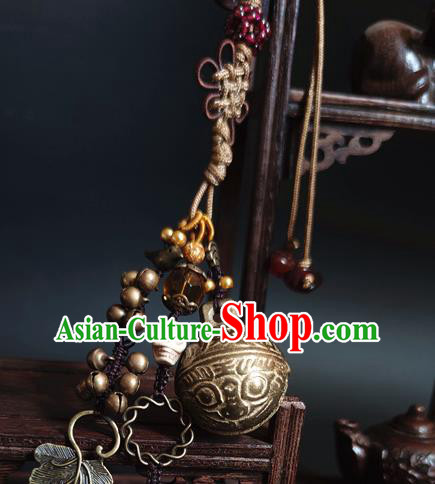 China Handmade Ancient Swordsman Belt Tassel Pendant Traditional Hanfu Waist Accessories