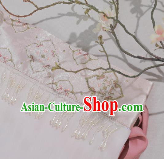 China Traditional Song Dynasty Palace Lady Historical Costumes Ancient Young Woman Hanfu Dress