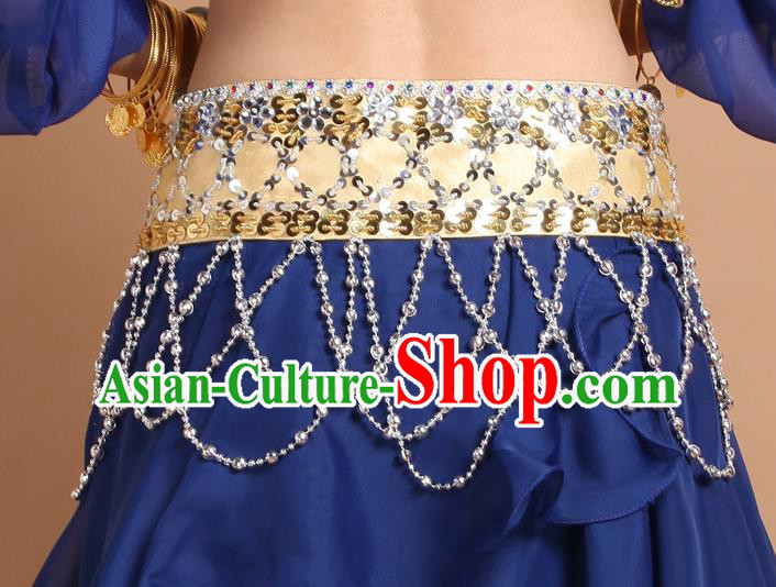 Asian Traditional Classical Dance Waist Accessories Indian Belly Dance Beads Tassel Waistband