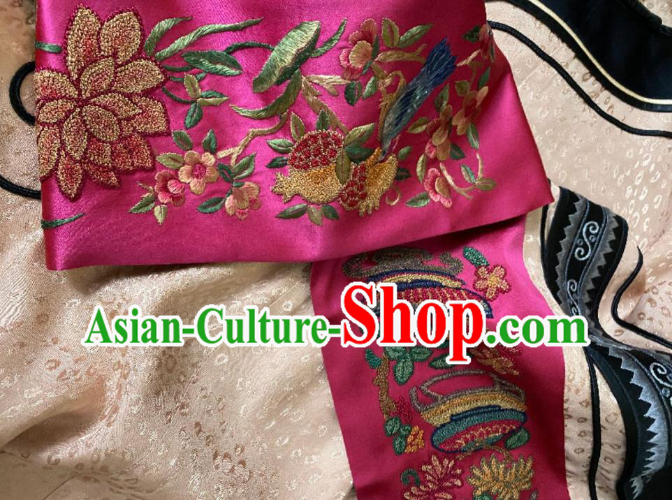 China Hand Embroidered Champagne Silk Qipao Dress National Women Costume Loose Cheongsam