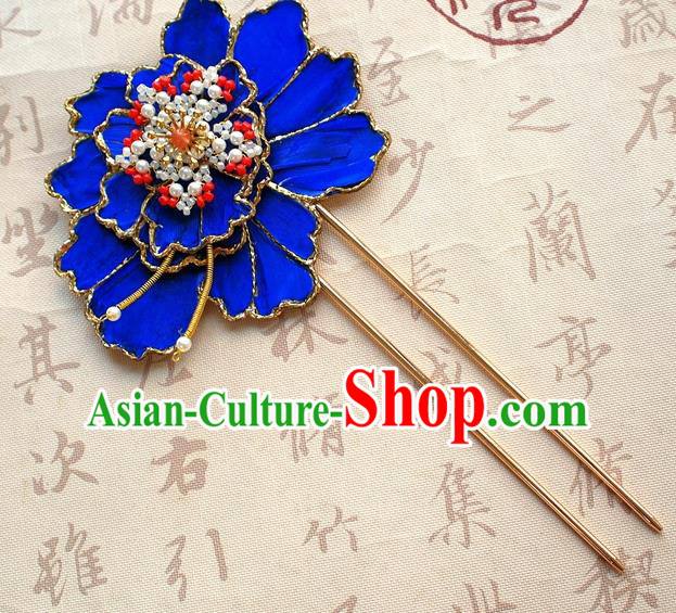 Chinese Traditional Hair Accessories Handmade Qing Dynasty Palace Lady Hairpin