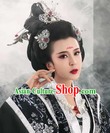 Chinese Traditional Tang Dynasty Empress Hair Accessories Ancient Queen Hairpins