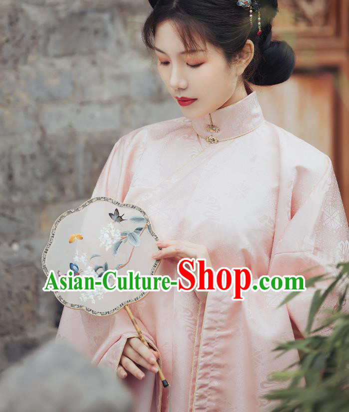China Ancient Noble Countess Hanfu Costumes Traditional Ming Dynasty Imperial Concubine Clothing