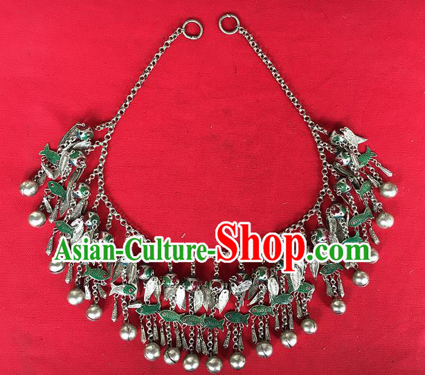 Chinese Ethnic Silver Bells Tassel Belt Traditional Hanfu Waist Accessories