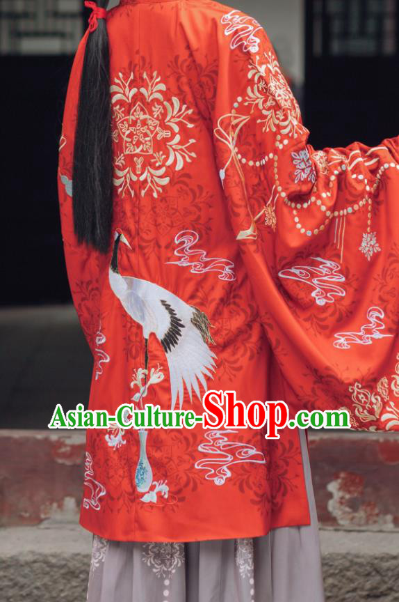 China Traditional Ming Dynasty Court Beauty Historical Clothing Ancient Young Mistress Hanfu Costumes