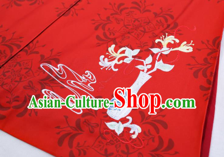 China Traditional Ming Dynasty Court Beauty Historical Clothing Ancient Young Mistress Hanfu Costumes