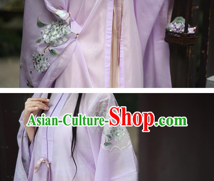 China Ancient Princess Costumes Traditional Ming Dynasty Young Beauty Hanfu Clothing