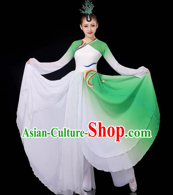 China Palace Fan Dance Clothing Classical Dance Dress Traditional Umbrella Dance Garment