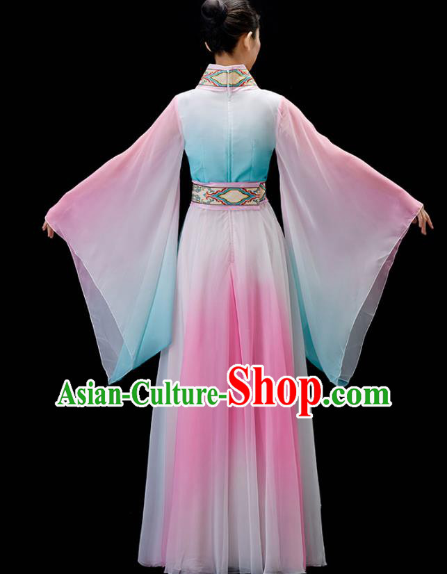 China Classical Dance Dress Traditional Umbrella Dance Garment Solo Dance Clothing