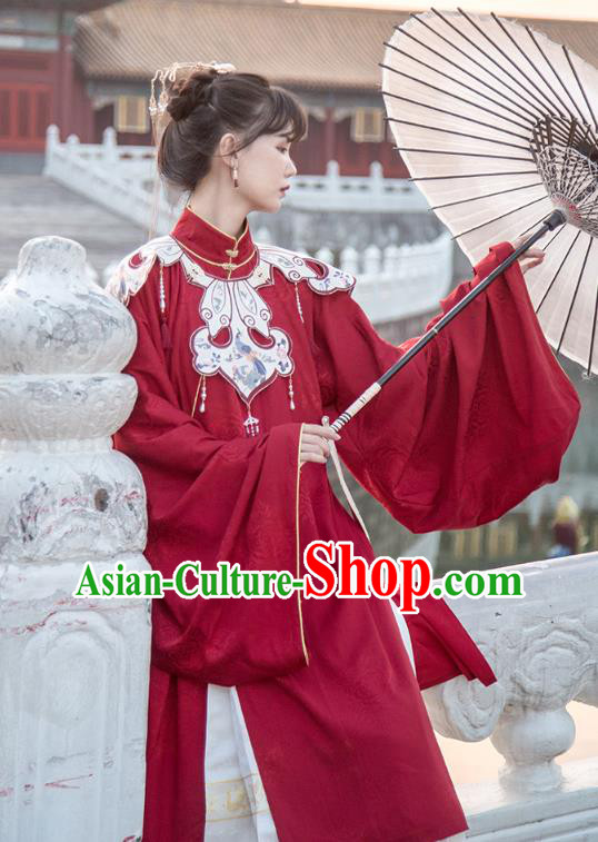 Traditional China Ming Dynasty Court Lady Historical Clothing Ancient Palace Beauty Hanfu Dress