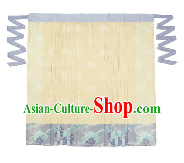 China Traditional Hanfu Dress Ancient Ming Dynasty Nobility Lady Historical Clothing