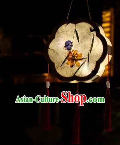 China Traditional Spring Festival Palace Lantern Handmade New Year Decoration Parchment Begonia Hanging Lamp