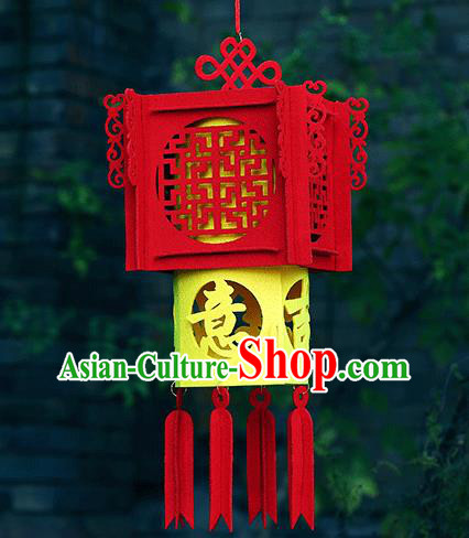 China Traditional Spring Festival Hanging Lamp Handmade New Year Decoration Palace Lantern