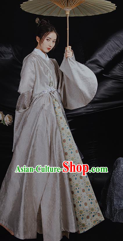 China Ancient Swordsman Hanfu Robe Garment Traditional Ming Dynasty Nobility Childe Historical Costume