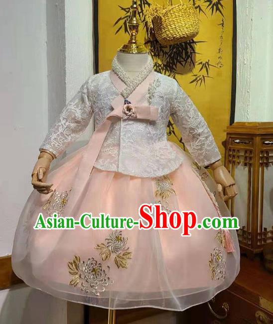 Korean Traditional Garment Costumes Korean Children Performance Dress Girls Hanbok Clothing