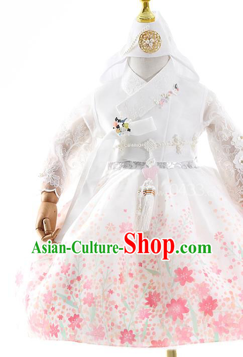 Korean Traditional Dance Garment Costumes Children Performance Dress Korean Girls Hanbok Clothing