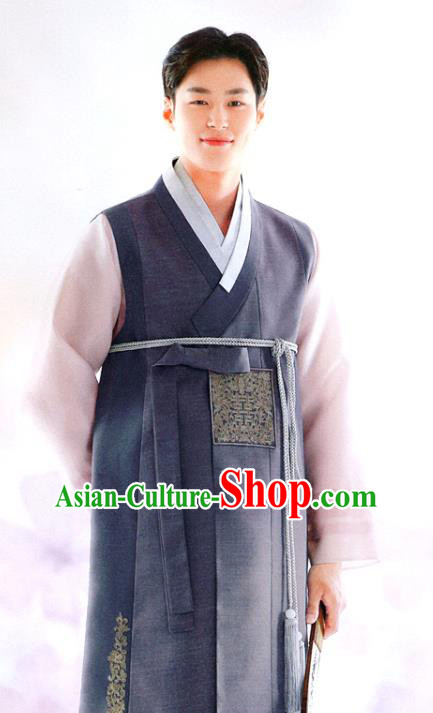 Korean Wedding Male Garment Costumes Traditional Bridegroom Hanbok Clothing