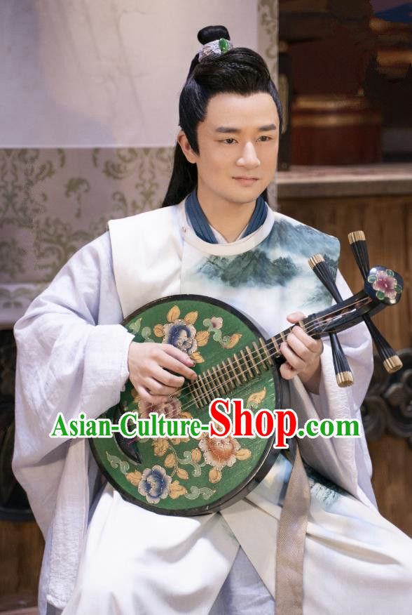 China Ancient Scholar Hanfu Clothing Traditional Television Drama My Heroic Husband Childe Li Pin Costume